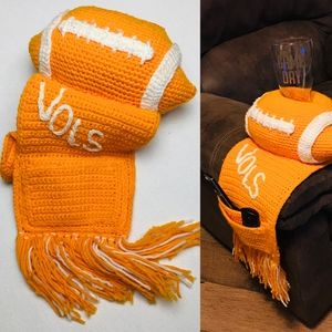 HANDMADE Tennessee Vols Football Crochet Caddy